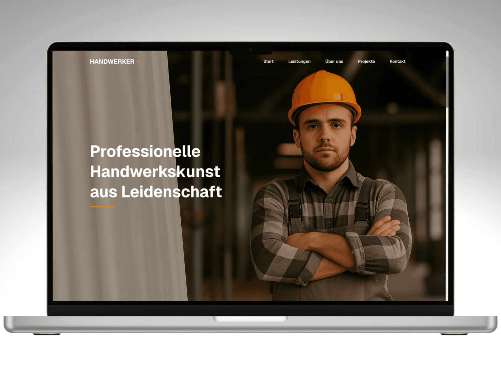 Handwerker Website, Website-Vorschau