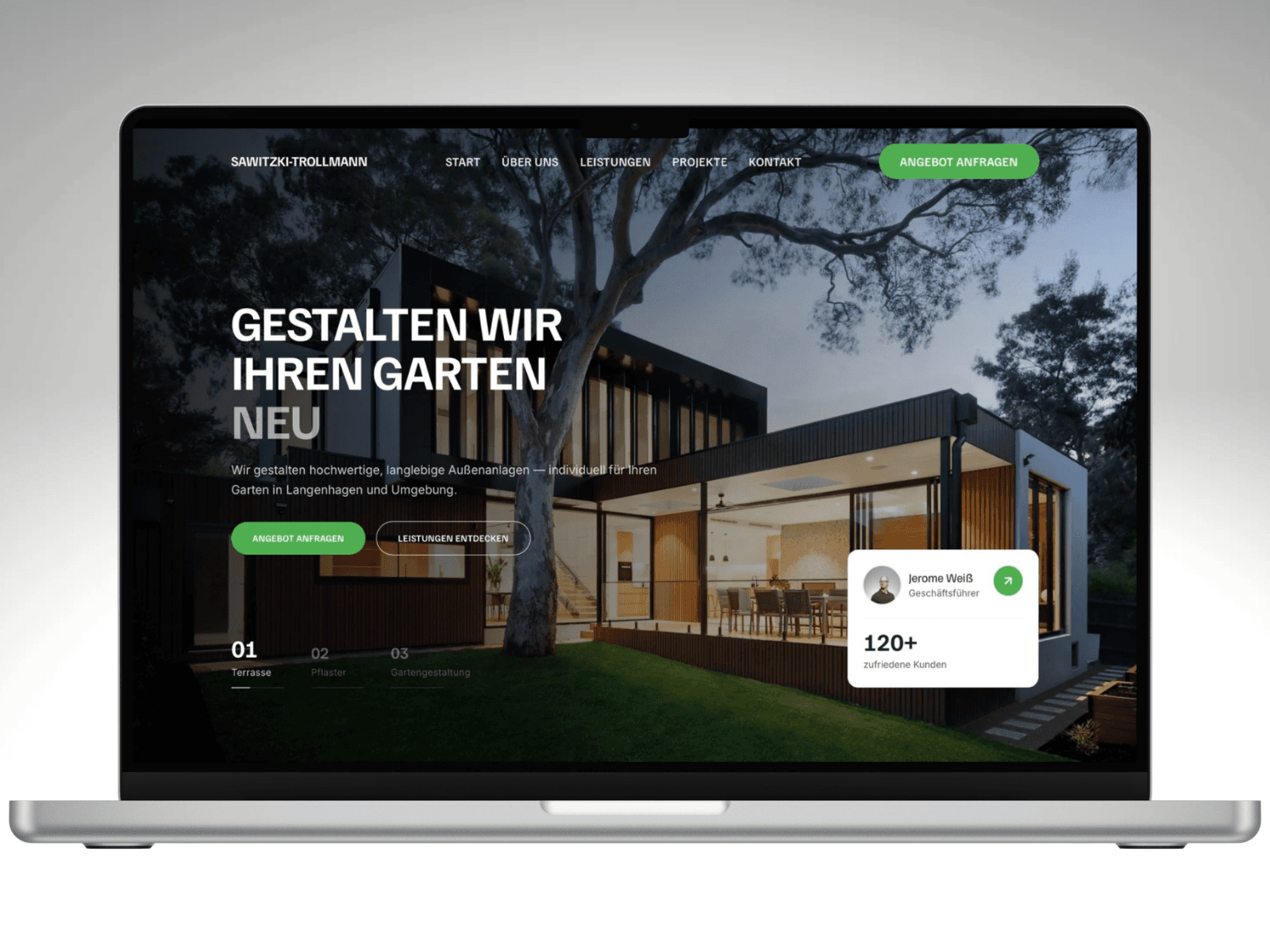 Sawitzki-Trollmann, Website-Vorschau